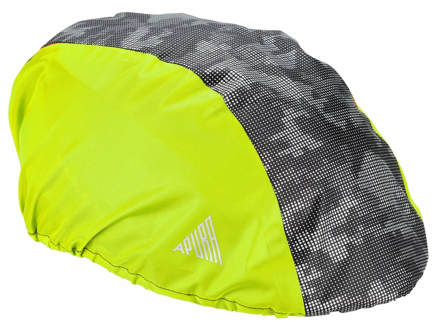 Apura Helmüberzug Für Erwachsenenhelm Neongelb / Camu-Reflex 6 Apura Helmüberzug Für Erwachsenenhelm Neongelb / Camu-Reflex – Bild 6