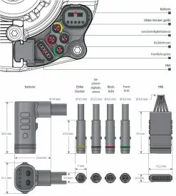 Brose Motor 250 Watt Drive-T Mag Ab 2020 (neu) -Pegasus Verkäufe Brose Motor Drive T MAG 2020 Anschluesse