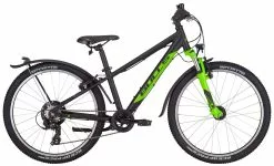 Bulls Tokee Street-24 2022 7-Gang Kettenschaltung -Pegasus Verkäufe Bulls Tokee Street 24 Zoll 7 Gang Kettenschaltung Jungen black matt green schwarz gruen 633 17732