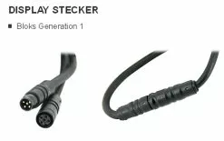 Brose Displaykabel-Adapter Bloks Gen.1 Auf Higo (2018er Display An 2016/2017er Rad) Ausverkauft ! -Pegasus Verkäufe Display Stecker Bloks Generation 1 1