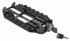 Fuxon Monkeyload-T Korb A-Cross Querkorb Engmaschig Schwarz -Pegasus Verkäufe Fuxon Carrymore Adapterplatte Monkeyload mit Schloss einzeln 051 21602a