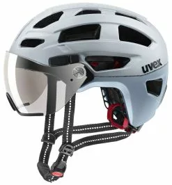 Uvex Finale-Visor 52-57cm / 56-61cm 14 Uvex Finale-Visor 52-57cm / 56-61cm -Pegasus Verkäufe Helm Uvex Finale Visor silver matt 52 57cm S4107530615 4043197323107