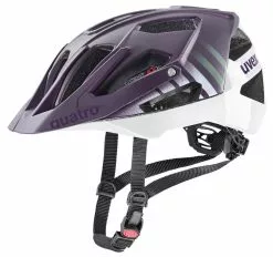 Uvex Quatro-CC 52-57cm / 56-61cm -Pegasus Verkäufe Helm Uvex Quatro CC 2022 plum white mat 52 57cm S4100260115 S4100260115