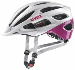 Uvex True 52-55cm / 55-58cm -Pegasus Verkäufe Helm Uvex True silver fuchsia 52 55cm S4100530415 4043197338668