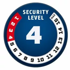 ABUS Steel-O-Chain 4804K/75 Black Mit Schlüssel -Pegasus Verkäufe Level4 1