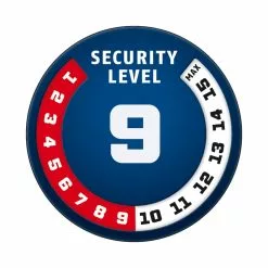 ABUS Bordo Combo 6100/90 New Black Mit SH-Halter -Pegasus Verkäufe Level9