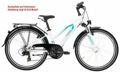 Pegasus Avanti 2018 21-Gang 9 Pegasus Avanti 2018 21-Gang -Pegasus Verkäufe Pegasus Avanti 2018 26 Zoll Damen Trapez weiss petrol tuerkis 576 74238