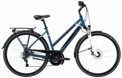 Pegasus Piazza-Disc 2022 21-Gang -Pegasus Verkäufe Pegasus Piazza Disc 2022 21 Gang Kettenschaltung Scheibenbremsen Damen Trapez dark petrol matt white blau weiss 636 83345 83350