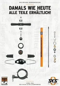 SKS Aero Rennkompressor Orange E.V.A. 9 SKS Aero Rennkompressor Orange E.V.A. -Pegasus Verkäufe SKS Aero Rennkompressor EVA 10062 050 22140 4002556237257b