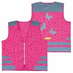 WOWOW Reflexweste "Nutty Jacket" Für Kinder -Pegasus Verkäufe Sicherheitsweste Nutty fuer Kinder reflektierend pink
